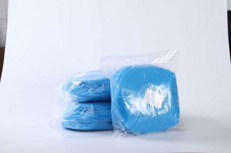 Nonwoven Fabric Medical Clip Cap for Hospital Lab Double Single Elastic Boffant Non-Mediacal Dustproof Anti-Dust Double Elastic Nurse Doctor