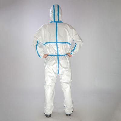 High Quality Workwear Type5/6 CE Waterproof Overall Men Protective Garment
