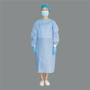 AAMI Level 2 Isolation Gown with Knit Cuff Brethable Disposable Medical Protective Clothing