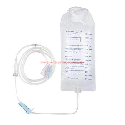 CE Certified Disposable Medical Enteral Feeding Bag for Nutrition Feeding