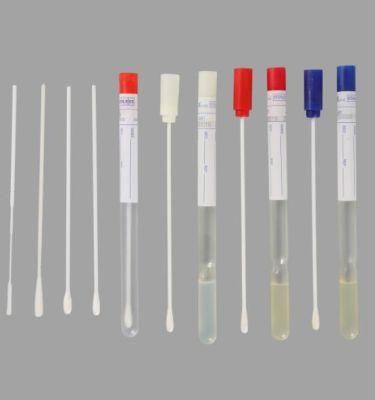 Medical Cotton Oral Thoat Swab Nasopharyngeal Nasal Specimen Collection