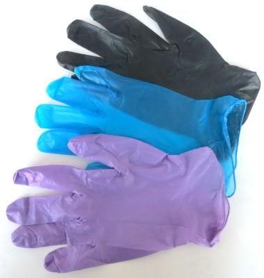 Hospital Medical Grade Disposable Finger Protective Vinyl Gloves with Aql1.5