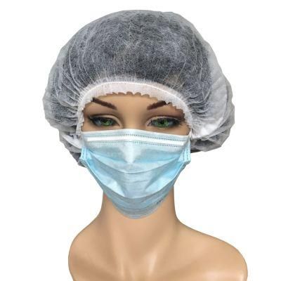 Disposable 3-Ply Non-Woven Medical Surgical Face Mask with Ear Loop or Tie on