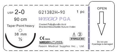 Violet or Undyed PGA Surgical Sutures for Wound Care