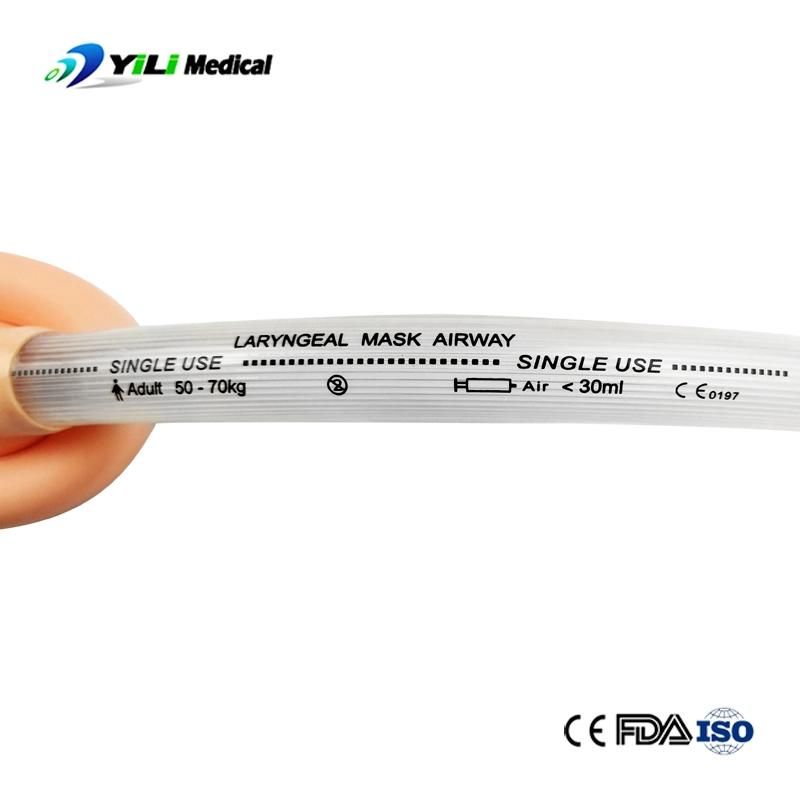 Factory CE Disposable Medical Airway Silicone Laryngeal Mask