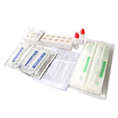 Antigen Rapid Test Cassette Test by Sterilized Swabs and Dropper Tips