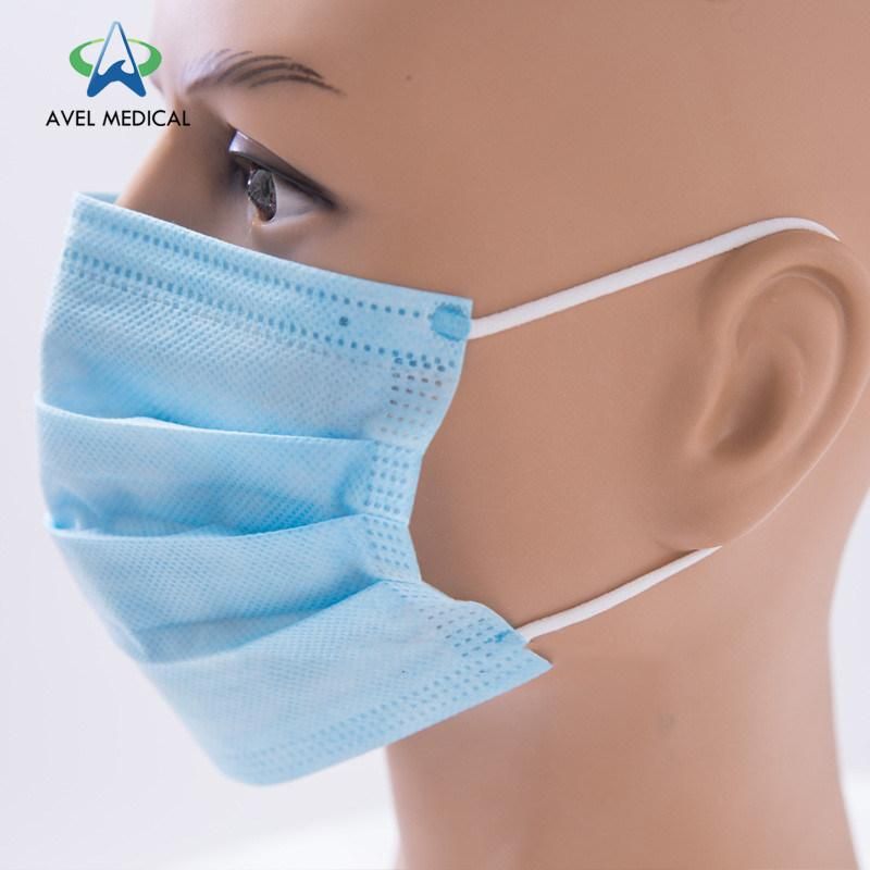 Non Woven 3 Ply Disposable Virus Protective Face Mask with Earloop