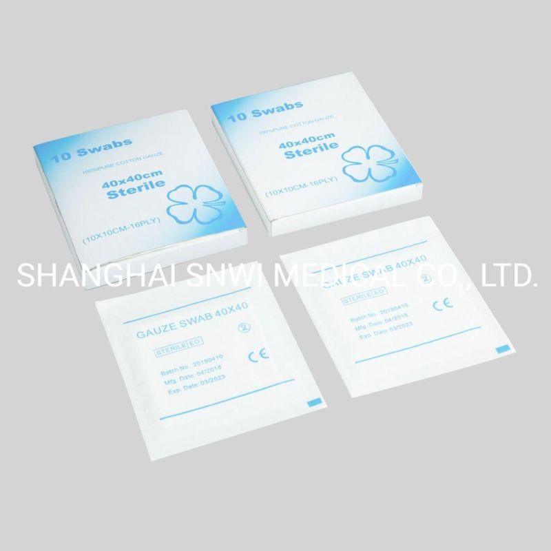 High Absorbent 100% Cotton Medical Surgical Dressing 36" X 100 Yards Bleached Gauze Roll in 4ply 24*20 Threads