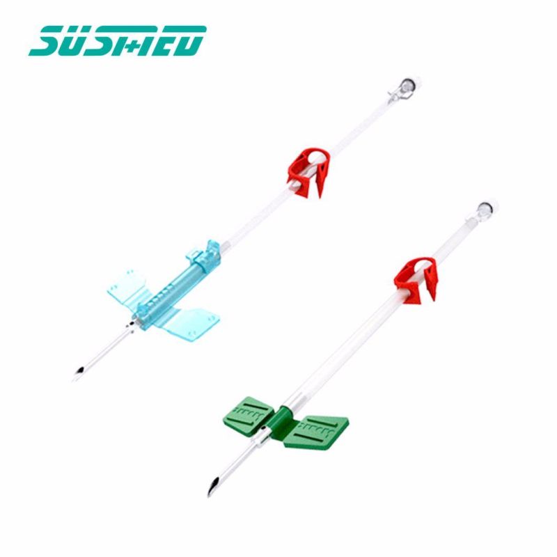Disposable Medical Different Sizes Color Coded Butterfly Needles Scalp Vein Sets
