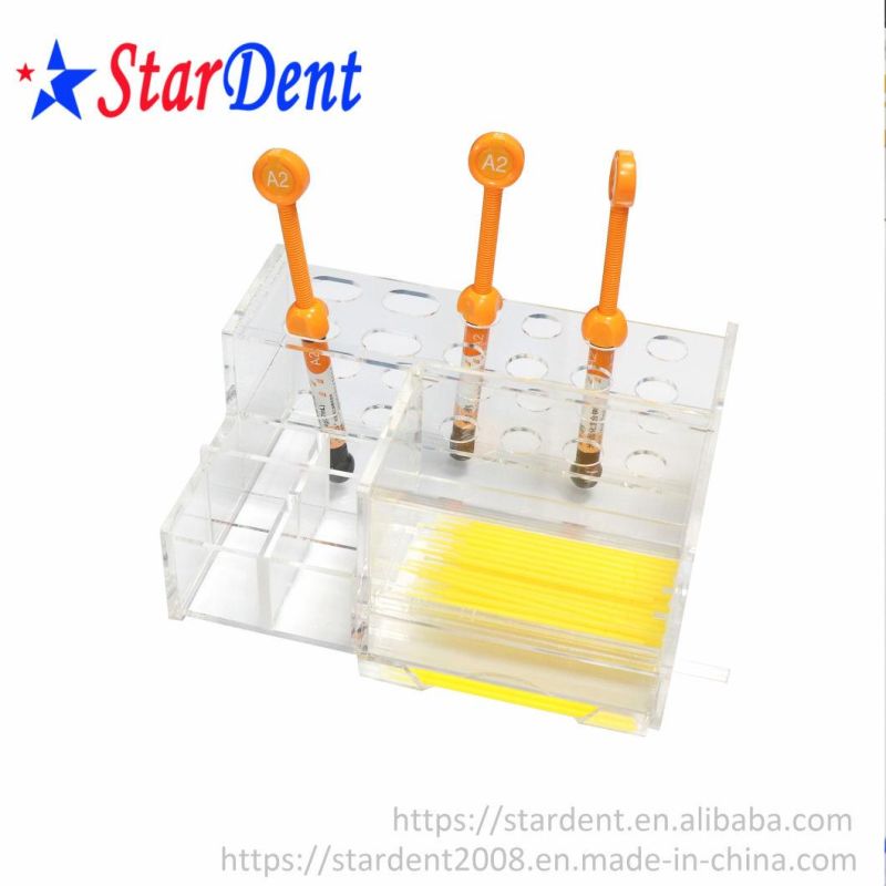 Acrylic Organizer Holder Dental Holder Acrylic Composite Holder Dental Transparent Acrylic Holder