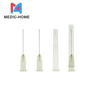 Dental Flat Head Irrigation Flexible Needle