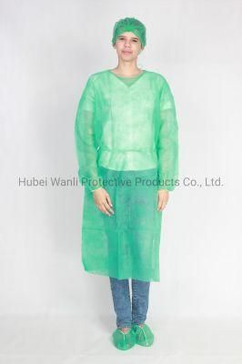 Disposable Surgical Gown En13795 SMS Sterile Safety Clothes Blue Color