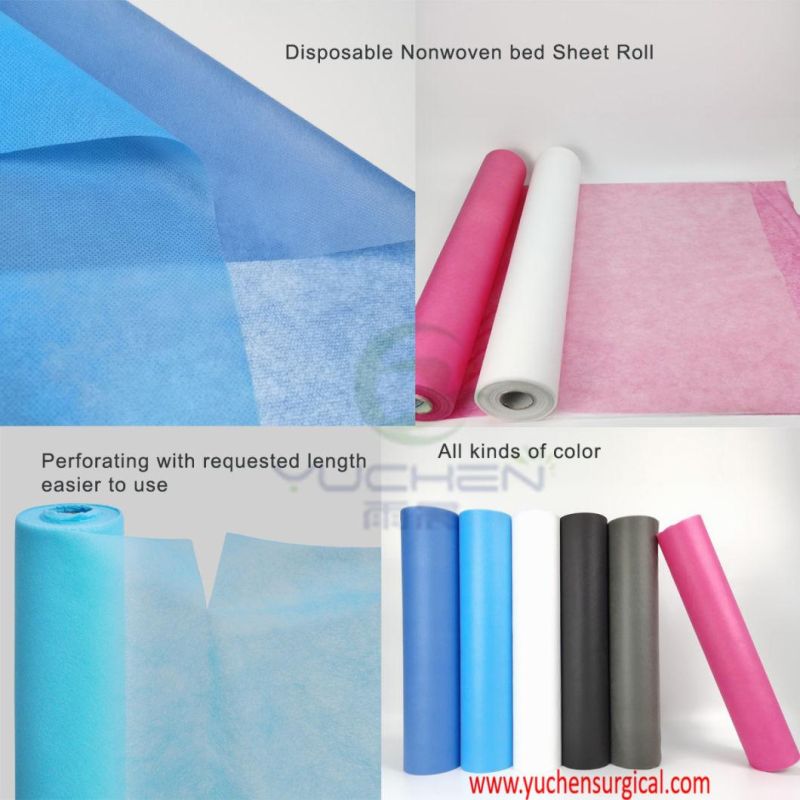 Hygiene Disposable Examination Couch Rolls for SPA, Hotel