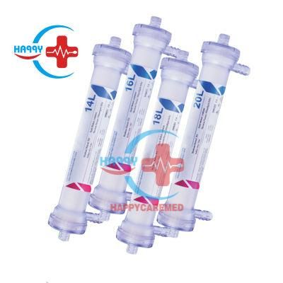 Hc-U004 Low Price 14-20L Medical Disposable Polysulfone Hemodialysis Dialyzer Blood Tube Low Flux Dialyzer