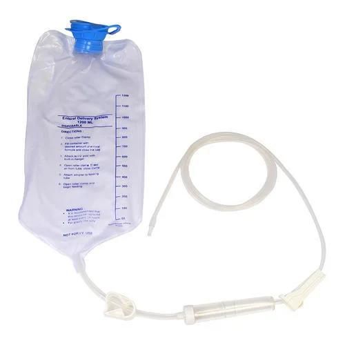 Disposable Enteral Feeding Bag, Both Gravity Type and Pump Type Can Be Provided