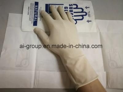 Sterilized Latex Surgical Gloves for Medical