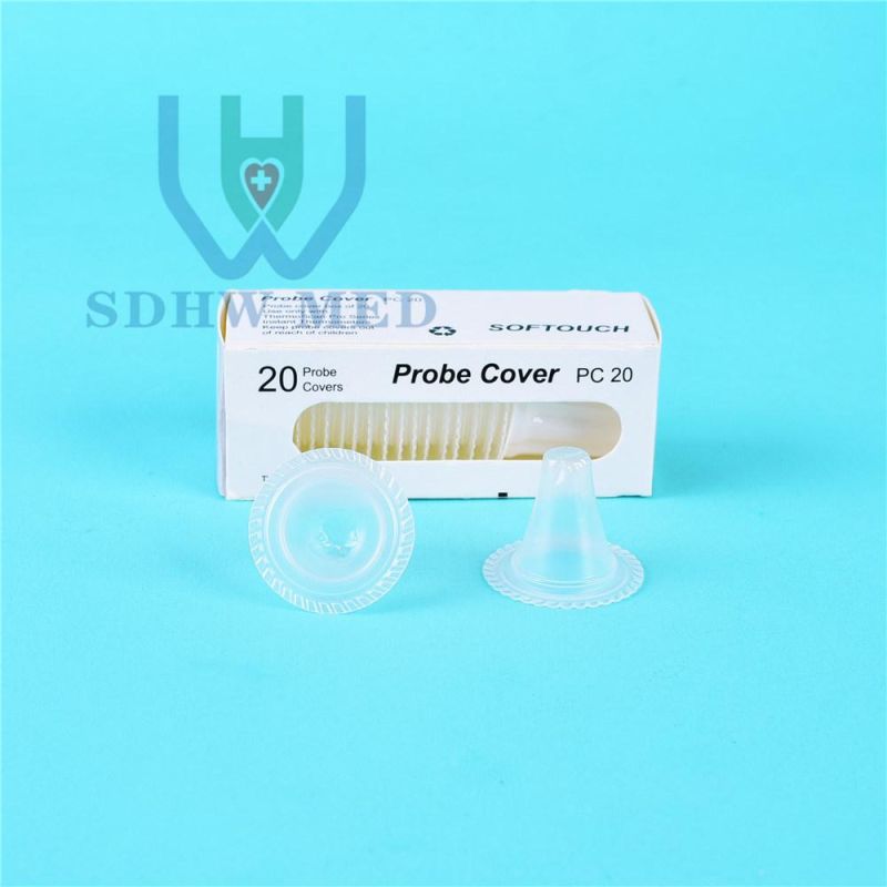Disposable Transparent Ear Thermometer Probe Cover Universal Size Compatible for Most of Ear Thermometers