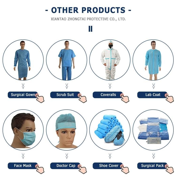 Disposable Operating Room Caps Medical Consumable Plastic Hair Caps