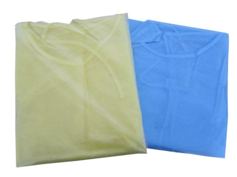 Ce ISO Approved Disposable PP Isolation Gown