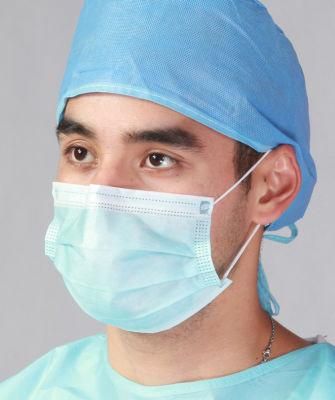 High Quality Type Iir Medical Non Woven Face Mask 3ply