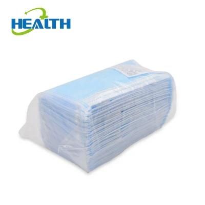 Medical Adult Protective Face Mask Non Woven Disposable Flat Earloop 3 Ply Nonwoven Disposable Surgical Face