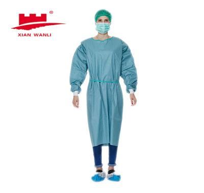 Factory Price Non Woven Surgical Gown Steriled Disposable Surgical Gown Set
