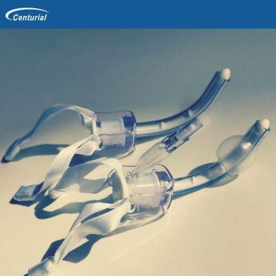 CE ISO Disposable Standard Tracheostomy Tube with/Without Cuff for Hospital