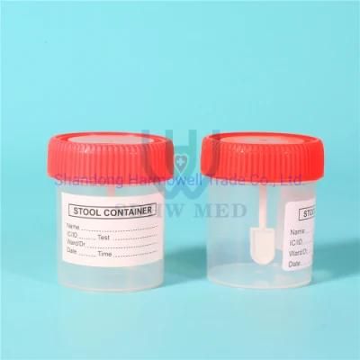 2oz 60ml Patient Urine Specimen Cup Container with Label