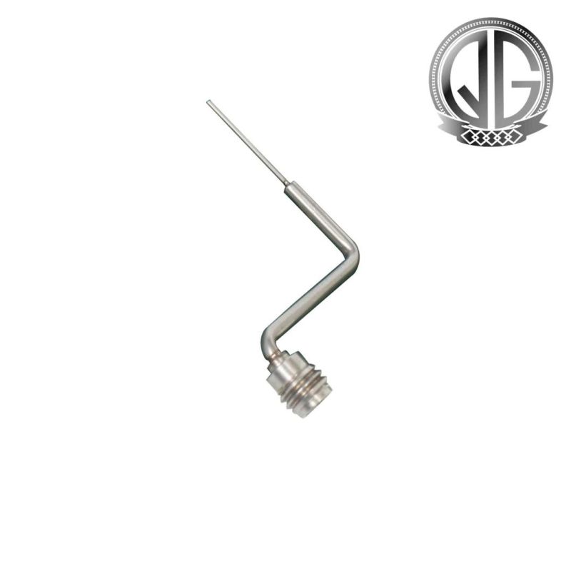 Customized Stainless Steel 90 Degree Needle with Male Thread Base