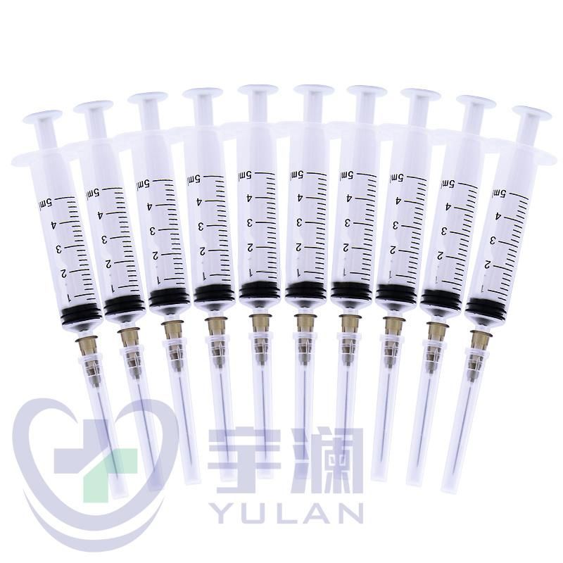 Disposable Sterile Plastic Injection Syringe with Needle