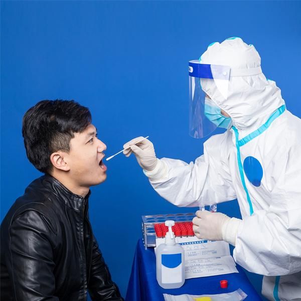 Nasopharyngeal Sterile Medical Disposable Industrial Sampling Tube and Nasal Flocked Swab
