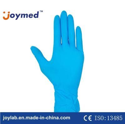 New Product Disposable Blue Synthetic Nitrile Gloves Manufacturer
