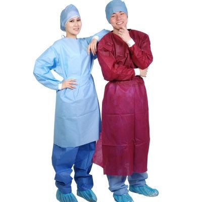 Disposable Surgical Medical Gown, Isolation Gown