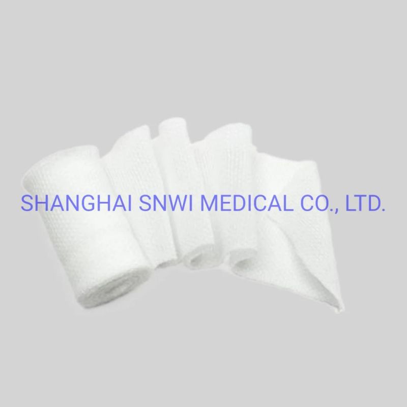 Disposable Medical Hospital Gauze Supply Skin Color High Elastic Cotton Crepe Bandage