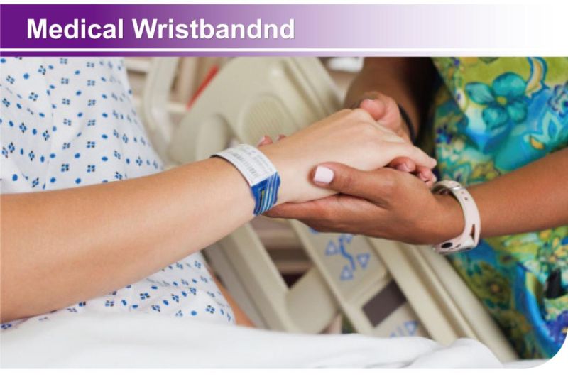 L Shape Hospital Wristbands Factory Price Bracelet ID Bands
