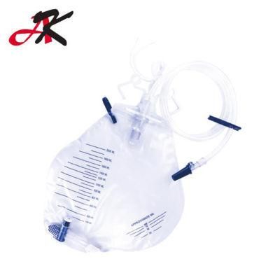 Alps Factory Sale Urine Collection Bag PEE Nephrostomy Catheter 1200ml Urobag