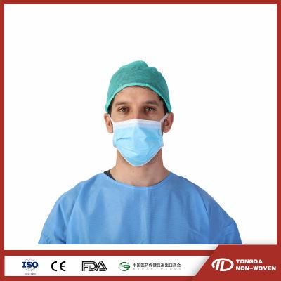 Disposable 18&quot;- 24&quot; Nonwoven SMS Medical Elastic Doctor Caps