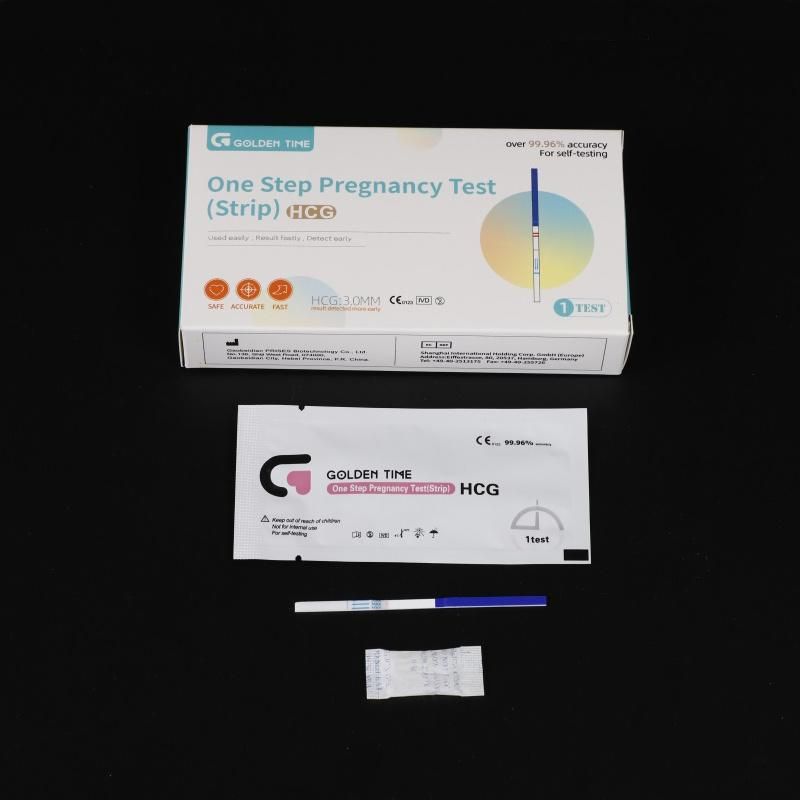 Colloidal Gold Diagnos Kit HCG Urine Pregnancy Test Strips