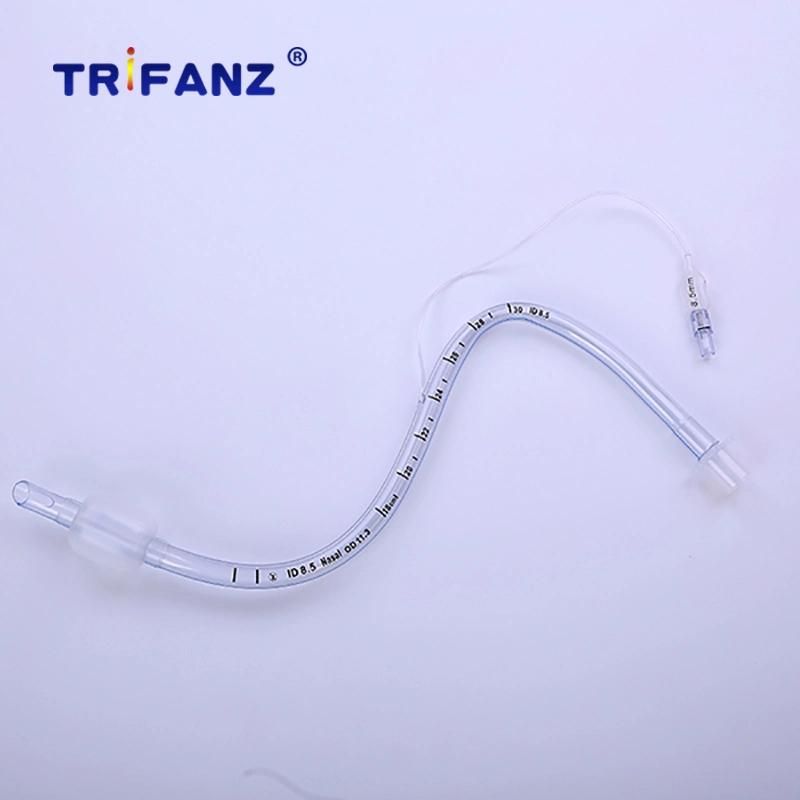 Medical PVC Nasal Preformed Cuffed Endotracheal Tube