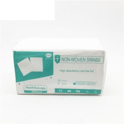 Dental Use 200 Pieces One Pack Non Sterile Non Woven Pad Sponge