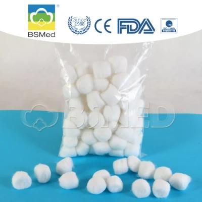 100% Cotton White Medical Absorbent Cotton Wool Balls