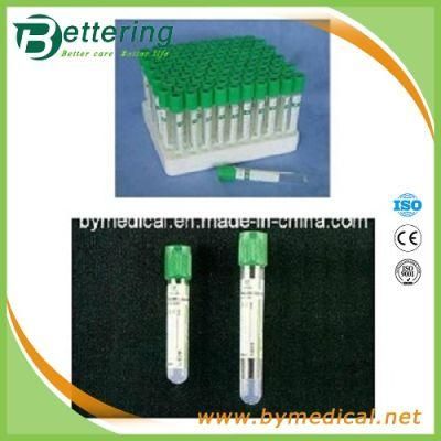 Green Cap Lithium Heparin Vacuum Blood Tubes