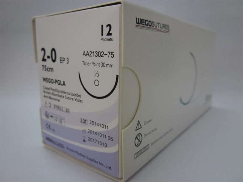 New Packaging Pgla Surgical Sutures