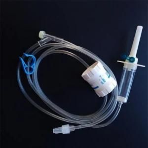 Factory Supply Hospital Instrument Disposable IV Infusion Set with Extension Tube Y Site Precise Regulator