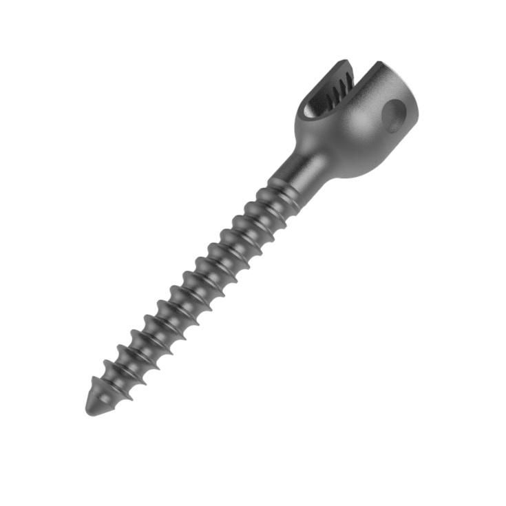 Posterior Thoracolumbar Spinal Fixation System Titanium Spine Pedicle Screws