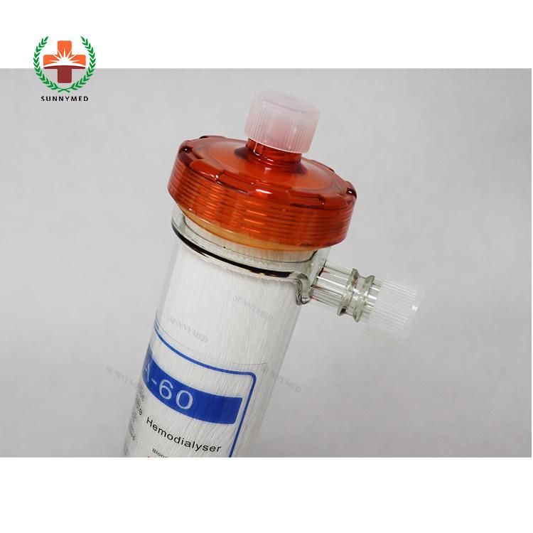 Sy-O008 Low/High Flux Hemodialyzer Hemodialyser Blood Dialyzer