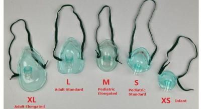 The Manufacturer Price Adult Venturi Oxygen Mask with Oxygen Tube Adjustable Venturi Oxygen Mask with 2 Diffuser