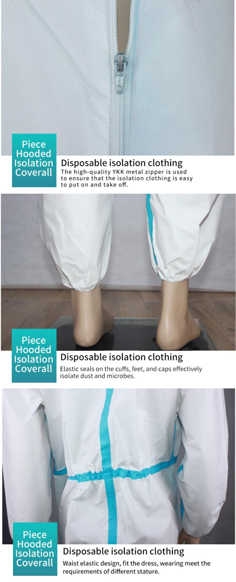 Disposable Single-Use Clothing Non-Woven Coverall