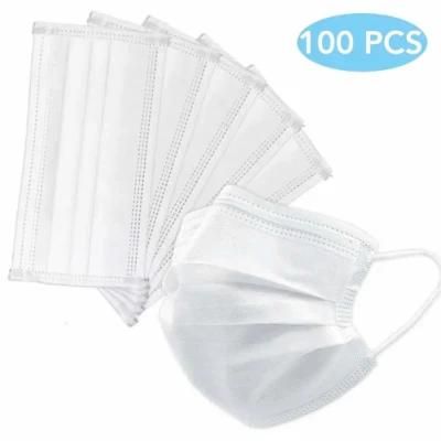 Wholesale Maskss Price 3ply Non-Woven Disposable Face Mask with High Quality