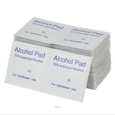 100PCS/Box Disposable Alcohol Disinfection Cotton Pads